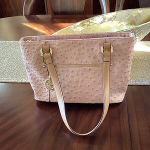 Pink and Giani Bernini Pink & Beige hand bag